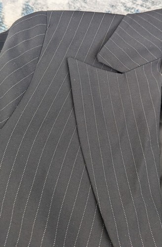 Max Mara Damen Nadelstreifen Schurwolle Blazer, Größe 6 - klassische & maßgeschneiderte Passform - Bild 6 von 11