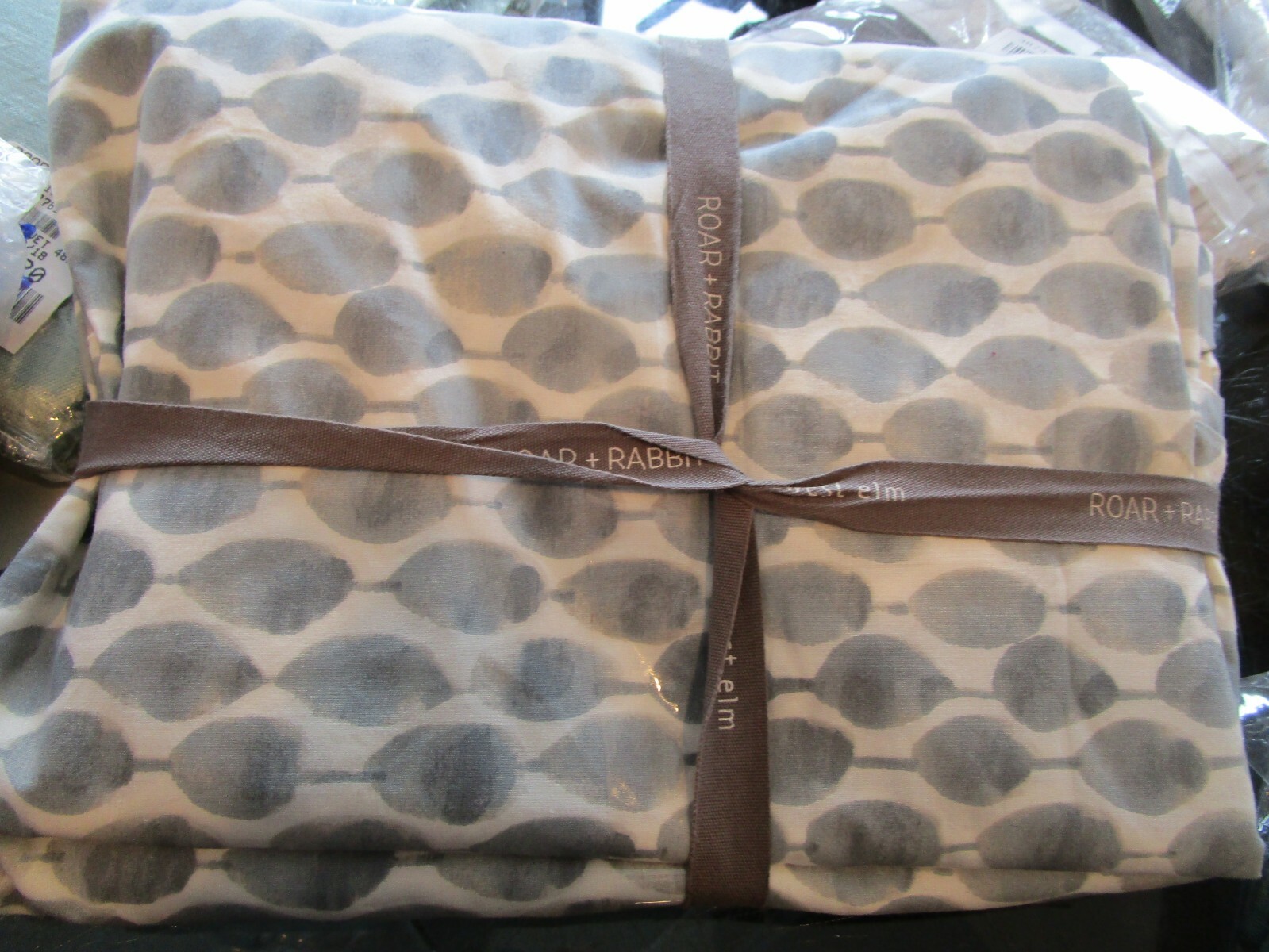 West Elm Organic Stamped Dots Duvet Cover Twin 1 standard sham New West Elm Organic Stamped Dots Duvet Cover Twin 1 standard sham New