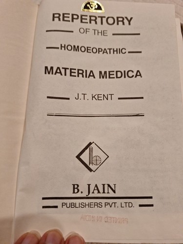 Repertory of the Homeopathic Materia Medica & Word Index & MATERIA MEDICA - 第 3/9 張圖片