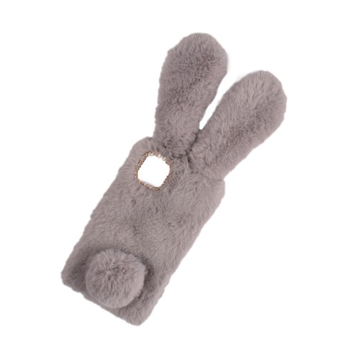 For iPhone 16 15 14 13 12 11 Pro Max XR Cute Bunny Fluffy Furry Rabbit Ears Case - Picture 24 of 42