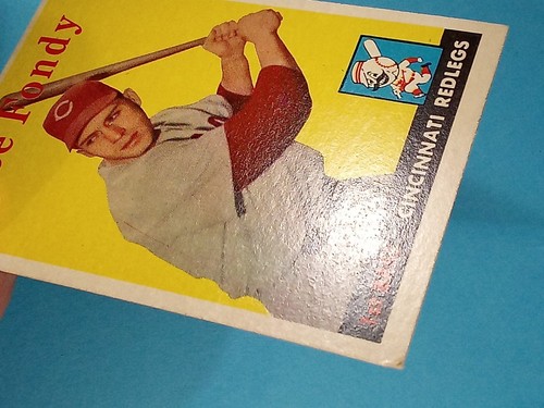1958 Topps Dee Fondy Cincinnati Reds #157 EX ⚾ - Picture 8 of 17
