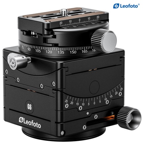Leofoto G6 Geared Head with QP-70N QR Plate Precision-Geared Control - Picture 2 of 12