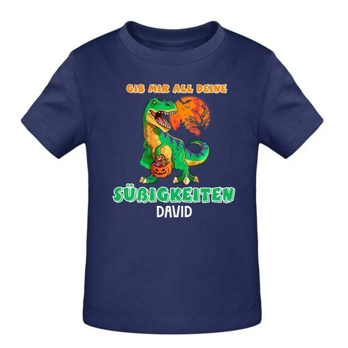 Gib mir all deine Süßigkeiten Baby/Kinder TShirt Wunschname Fasching Geschenk - Bild 8 von 14