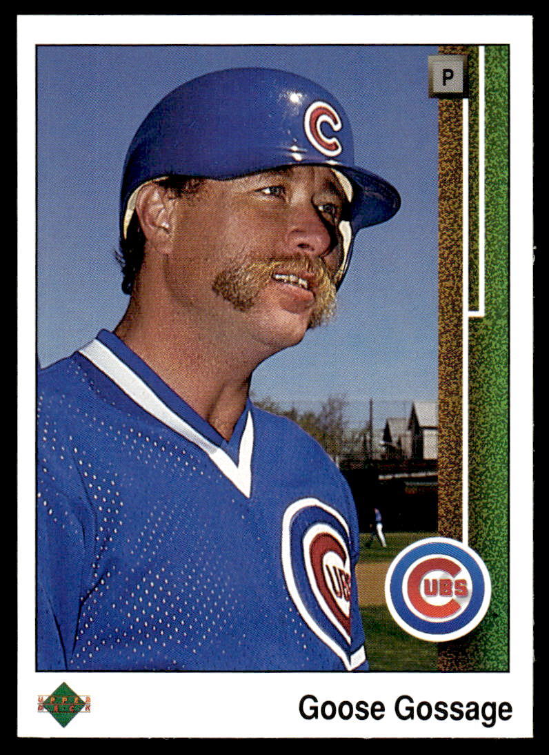 1989 Upper Deck 452 Goose Gossage Chicago Cubs Baseball Card