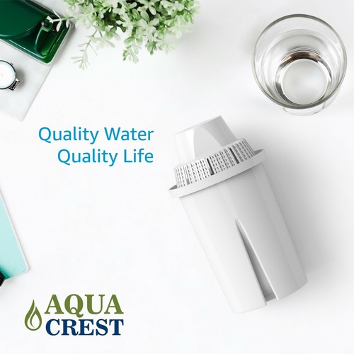 AQUA CREST NSF, TÜV SÜD Certified Pitcher Filter, Replacement for Brita Filters - Picture 9 of 9