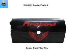 16516876 98 to 02 Pontiac Firebird Tail Light Trunk Firehawk Center Filler Panel