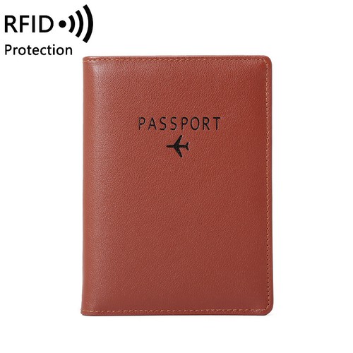 Ultra RFID Passport Holder Business Travel Leather Cover Ticket Cash Card Holder - Picture 20 of 20