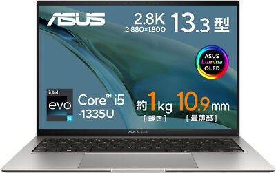 ASUS Laptop Zenbook S 13 OLED 13GEN CORE i5-1335U 16GB SSD512GB | eBay ASUS Laptop Zenbook S 13 OLED 13GEN CORE i5-1335U 16GB SSD512GB | eBay