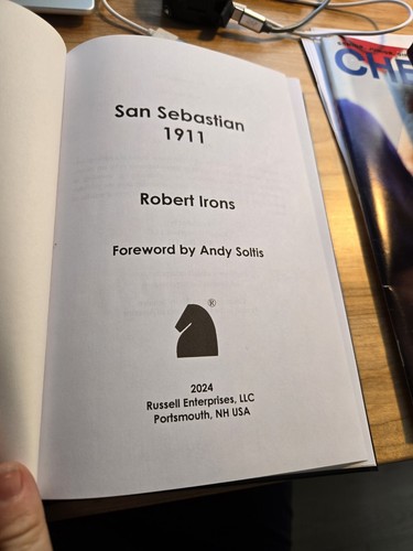 San Sebastian 1911 by Robert Irons 2024 Hardcover Russell Enterprises 1s - Imagen 3 de 11
