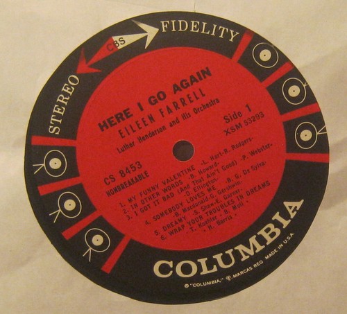 Here I Go Again EILEEN FARRELL Phonograph Record Album LP w Paper Sleeve - Imagen 6 de 6