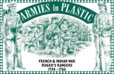 ARMIES IN PLASTIC 5549 FRENCH INDIAN WAR ROGER'S RANGERS GREEN 1754-1763