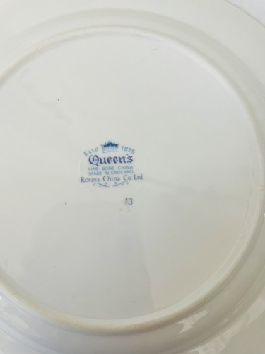Queens Rosina China Co Fine Bone China England Wildlife Salad Plates Set Of 5 - Picture 10 of 10