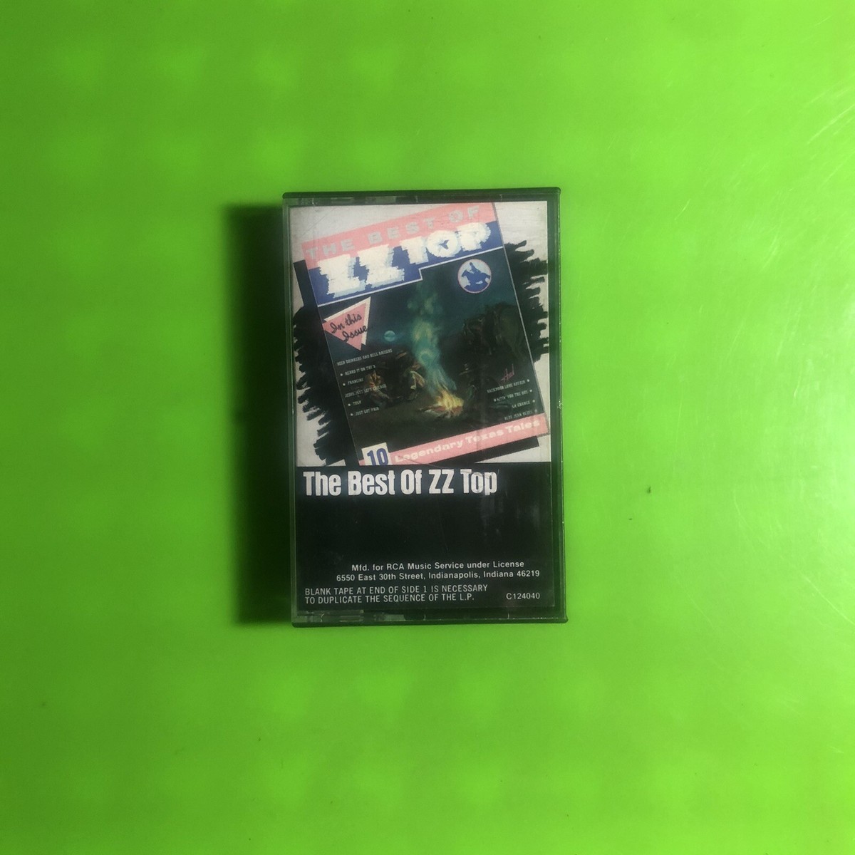 Hits&Hits　1970-1993 The Best Of ZZ Top Cassette Tape 1977 Warner Bros Records 1970's