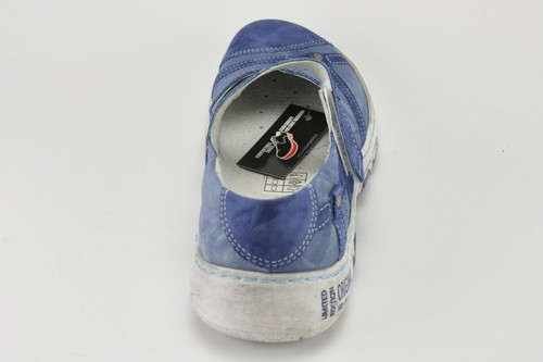 kacper Damenschuhe Slipper blau Klettverschluß Gr. 36 - Bild 4 von 6