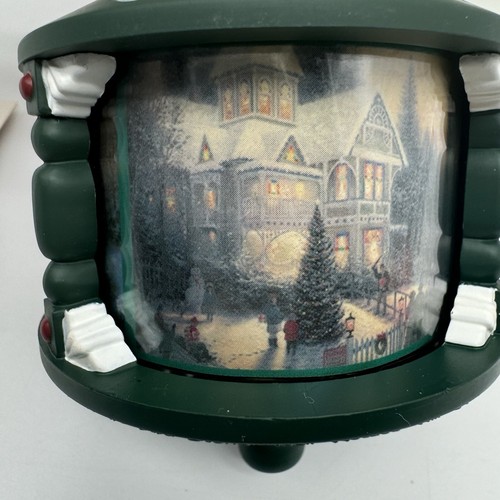 Hallmark Thomas Kinkade Victorian Christmas Ornament Painter Light Movement Vtg - Picture 8 of 18