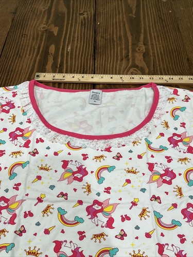 Rearz Clothing Lil Bella Adult Snapsuit Size 4XL White/Pink Pegasus Pattern - Picture 7 of 8