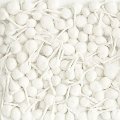 Dry Cotton Diva Diya Vaat Oil Lamp Puja 100Pc Accessories Pooja Samagri New - Picture 2 of 3