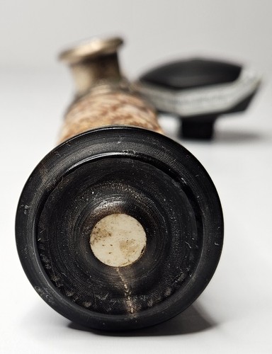Antique 1800’s Collectible Chinese /Vietnamese Hand-Carved of Bone Smoking Pipe - Picture 20 of 24