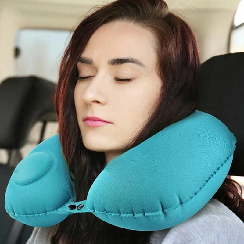 Inflatable u shaped neck cheap pillow