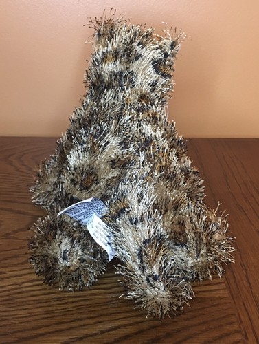 Ganz Webkinz HM031 Leopard Plush Stuffed Animal NO CODE Tan Brown Black - Picture 4 of 6