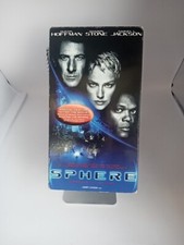 Sphere Samuel L Jackson Sci-Fi Movie Vintage 1998 VHS Tape Pre-Loved