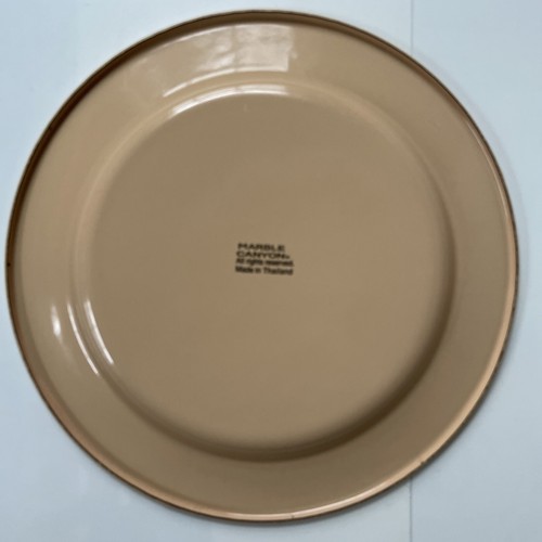 Set 3 Marble Canyon Enamelware Dinnerware 8" Plates Western Rose Cowgirl / Horse - Picture 8 of 8
