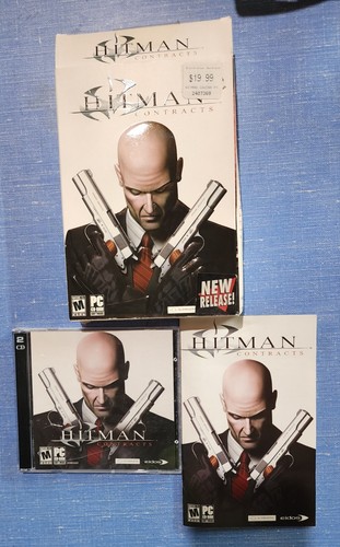 Hitman Contracts 2004 Big Box PC Game CIB Discs Are In Excellent Condition