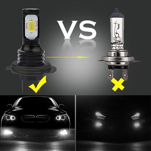 Pair H7 LED Headlight Bulbs Kit High/Low Beam 6000K For TOYOTA CELICA 1999-2005 - Foto 3 di 11