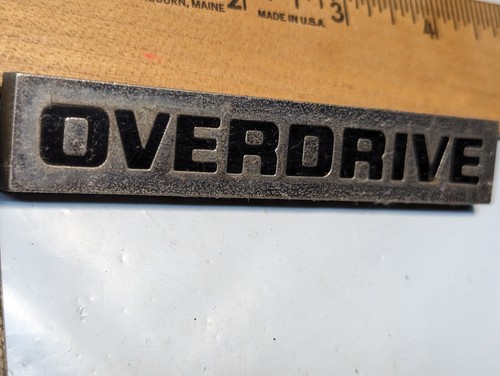 1986 - 1988 Ford Bronco II Truck Overdrive Rear Tailgate Emblem OEM - Bild 3 von 10
