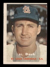 1957 TOPPS #98 AL DARK ST LOUIS CARDINALS