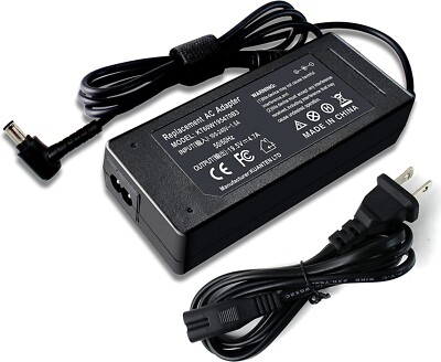 AC Adapter Charger For Sony VAIO VPC-EA3BGN, VPCEB36FG, VPC-EB36FG