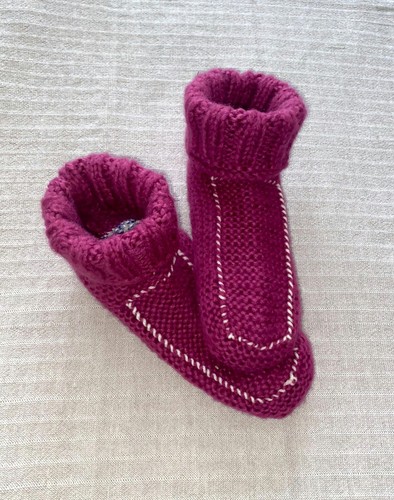 Selbstgestrickter Schal u. Socken Set - Handarbeit, Warm u. weich, Gr. 37-39 - Bild 6 von 11