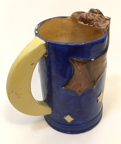 Grotesque Jug Goblin Bat Releif Blanch B.G. Vulliamy Kensington Late 19c/20c - Picture 6 of 11