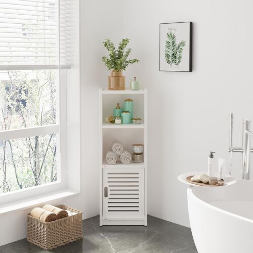 Badezimmerschrank Beistellschrank Badschrank Wohnzimmer Aufbewahrungsschrank DE - Bild 3 von 33