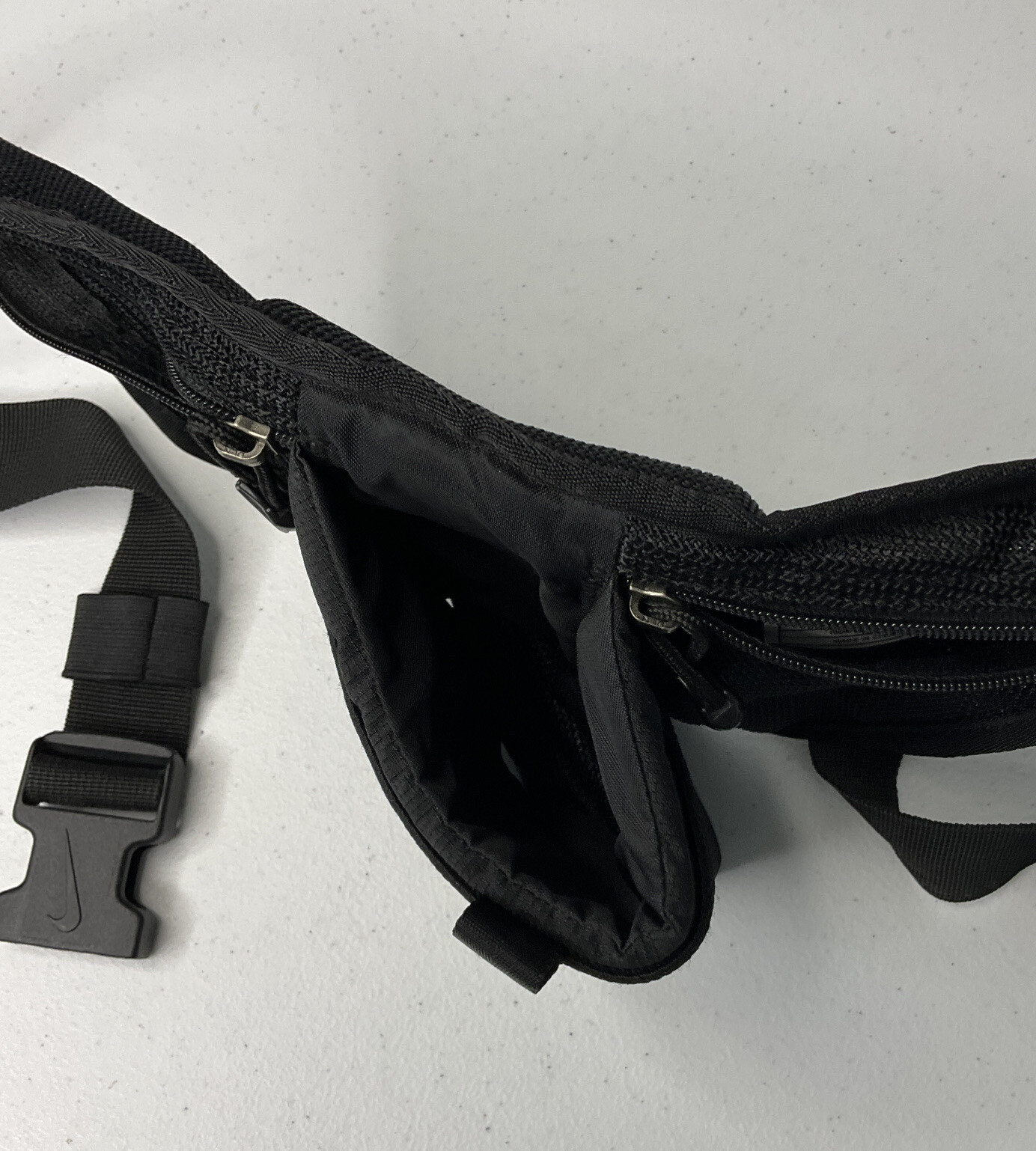 Vintage Nike Waist Bag Hiking Running Fanny Pack Y2K Zipper Water