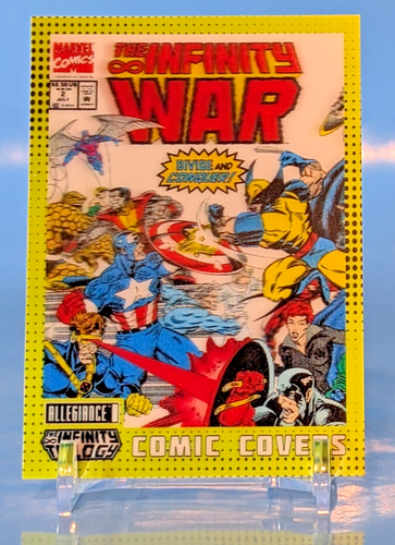2023 UD Marvel Allegiance Infinity Trilogy - The Infinity War Comic Covers CC-8 - Imagen 2 de 3