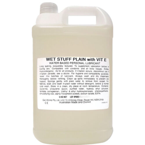 WET STUFF Vitamin E Personal Lubricant Water Based Sex Lube EDIBLE 100g-5kg 1kg - Picture 39 of 50