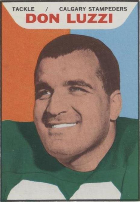 1965 Topps CFL Don Luzzi #25 - 1 of 2