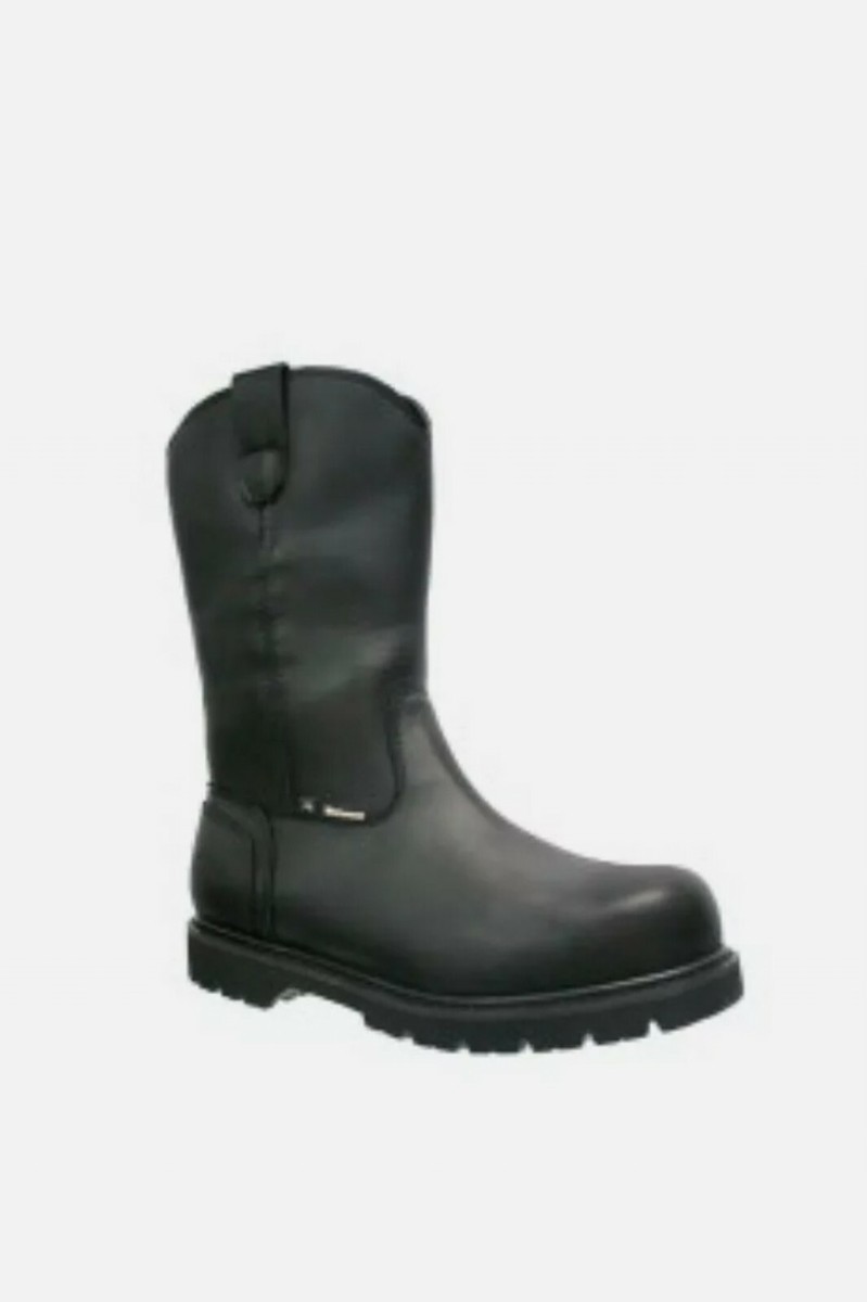 TegoPro Black Steel Toe Safety Puncture Resistant Waterproof 