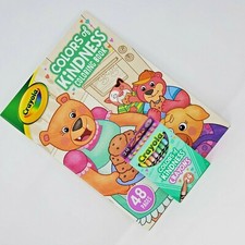 Crayola COLORS OF KINDNESS 24 Pack of Crayons and Coloring Book