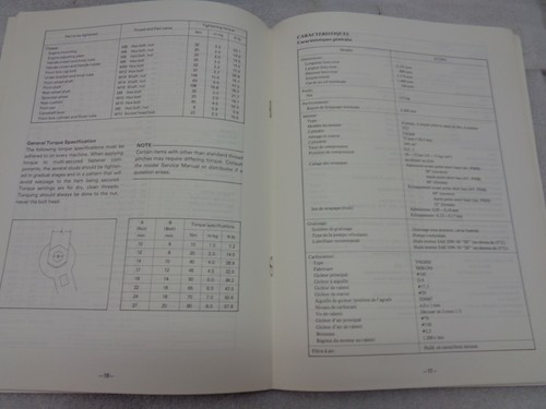 1981 YAMAHA XT 250J SUPPLEMENTARY SERVICE MANUAL ENGLISH/FRENCH - Bild 4 von 4