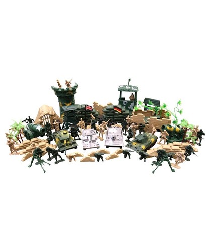 KombatUK Kinder Armee Männer Spielzeug Soldat Battle Pack Kit 5 Spieloptionen Sets - Bild 15 von 22