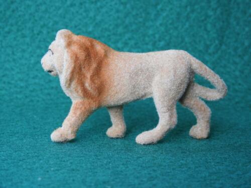 Johillco Vintage Flock Beschichtet Kabel Zoo Stecker Löwe Alte Unsold Shop Lager - Picture 2 of 7