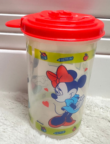 Tupperware Vasos Tazas Dibujos Animados Disney Con Tapas NUEVO Juego de 4 F60 - Imagen 4 de 5