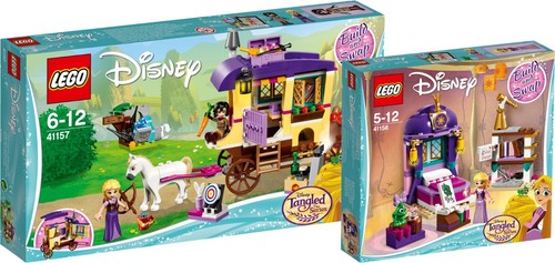 LEGO Disney 41157 und 41156 Rapunzels Reisekutsche und Schlafgemach N6/18 - Afbeelding 1 van 3