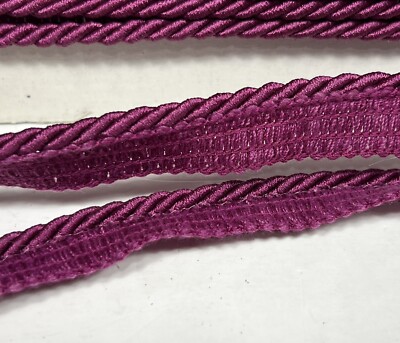 Mini Cord Trim Piping Upholstery Pillows 4mm Purple Wine - By the Yard