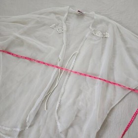 Vintage sheer kimono overlay medium lingerie