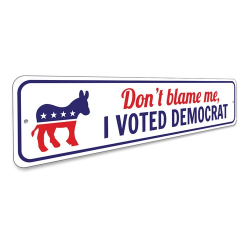 I Voted Democrat Sign - Picture 3 of 4