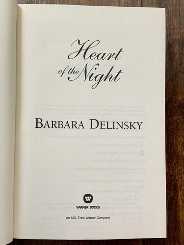 Lot of 2 BARBARA DELINSKY HEART OF THE NIGHT & LOOKING FOR PEYTON PLACE H/C - Picture 4 of 11