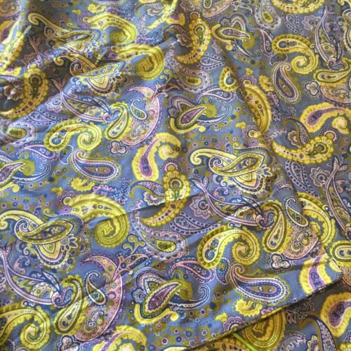 Wake Up Frankie Queen 3PCS Duvet Cover Set Blue Paisley EUC - Picture 3 of 6